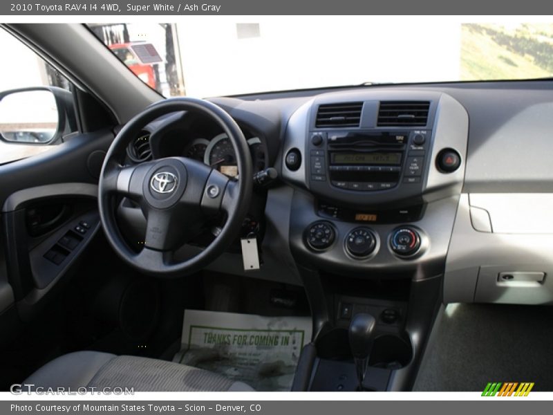 Super White / Ash Gray 2010 Toyota RAV4 I4 4WD