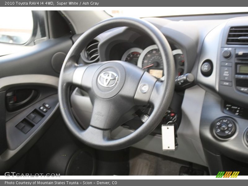Super White / Ash Gray 2010 Toyota RAV4 I4 4WD