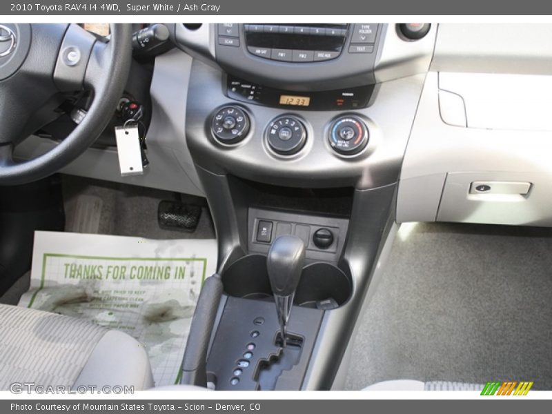 Super White / Ash Gray 2010 Toyota RAV4 I4 4WD