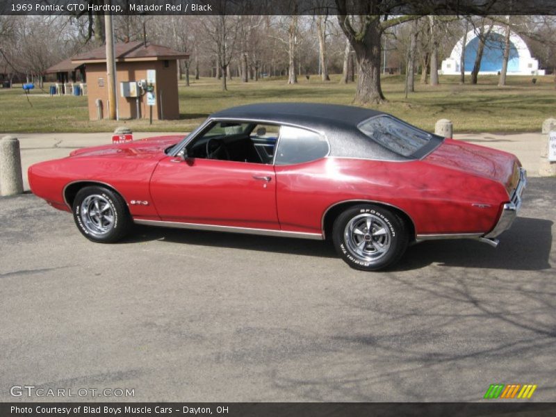 Matador Red / Black 1969 Pontiac GTO Hardtop