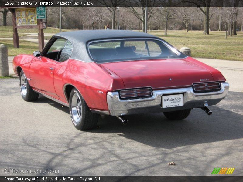 Matador Red / Black 1969 Pontiac GTO Hardtop
