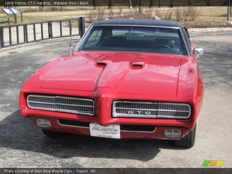 Matador Red / Black 1969 Pontiac GTO Hardtop