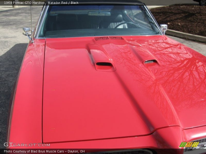Matador Red / Black 1969 Pontiac GTO Hardtop