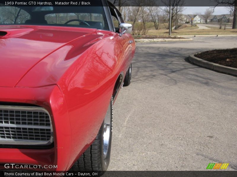 Matador Red / Black 1969 Pontiac GTO Hardtop