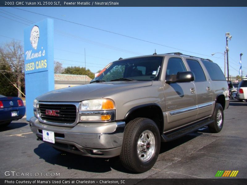 Pewter Metallic / Neutral/Shale 2003 GMC Yukon XL 2500 SLT