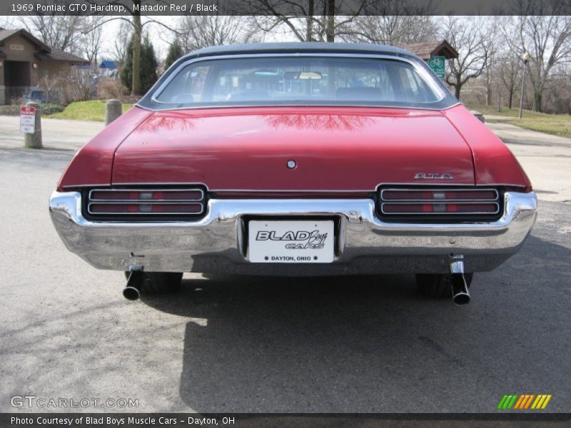 Matador Red / Black 1969 Pontiac GTO Hardtop