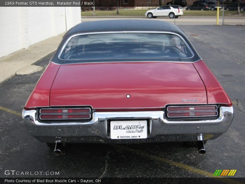 Matador Red / Black 1969 Pontiac GTO Hardtop