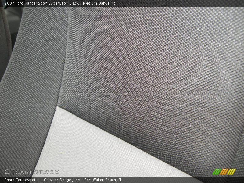 Black / Medium Dark Flint 2007 Ford Ranger Sport SuperCab