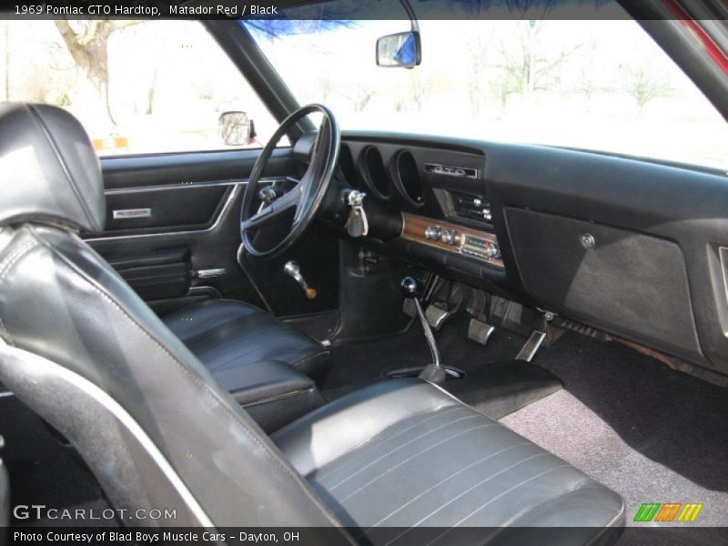  1969 GTO Hardtop Black Interior