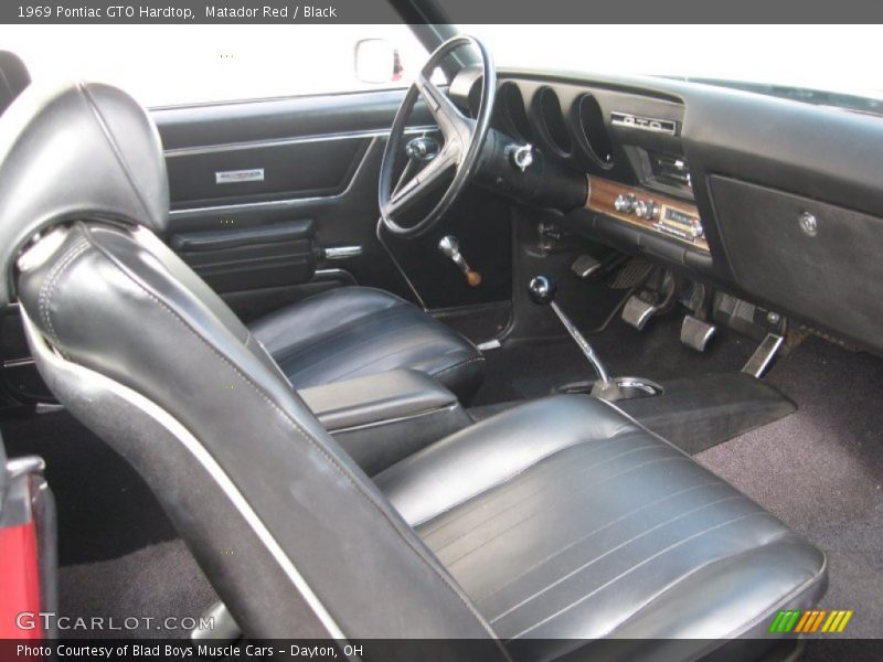  1969 GTO Hardtop Black Interior