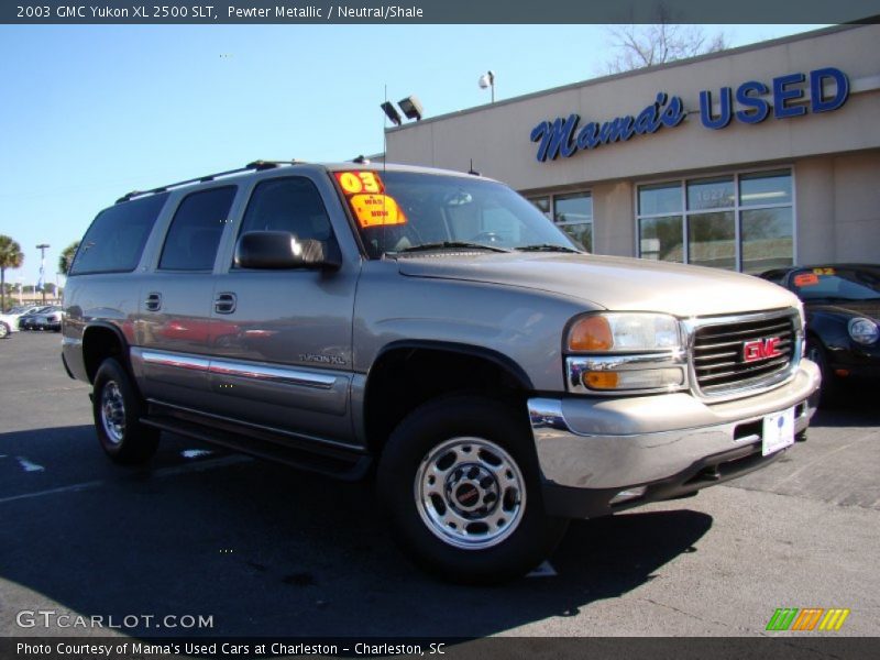 Pewter Metallic / Neutral/Shale 2003 GMC Yukon XL 2500 SLT
