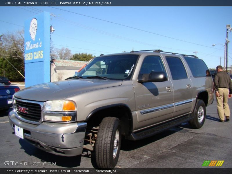Pewter Metallic / Neutral/Shale 2003 GMC Yukon XL 2500 SLT