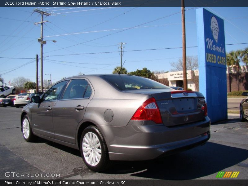 Sterling Grey Metallic / Charcoal Black 2010 Ford Fusion Hybrid