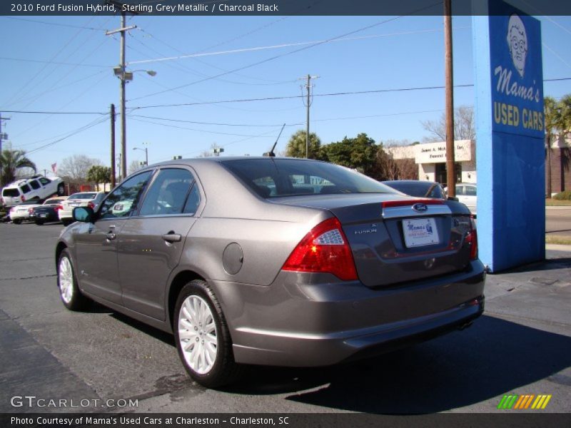 Sterling Grey Metallic / Charcoal Black 2010 Ford Fusion Hybrid