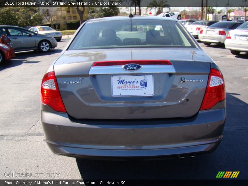 Sterling Grey Metallic / Charcoal Black 2010 Ford Fusion Hybrid