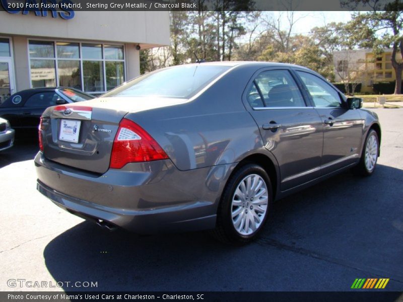 Sterling Grey Metallic / Charcoal Black 2010 Ford Fusion Hybrid