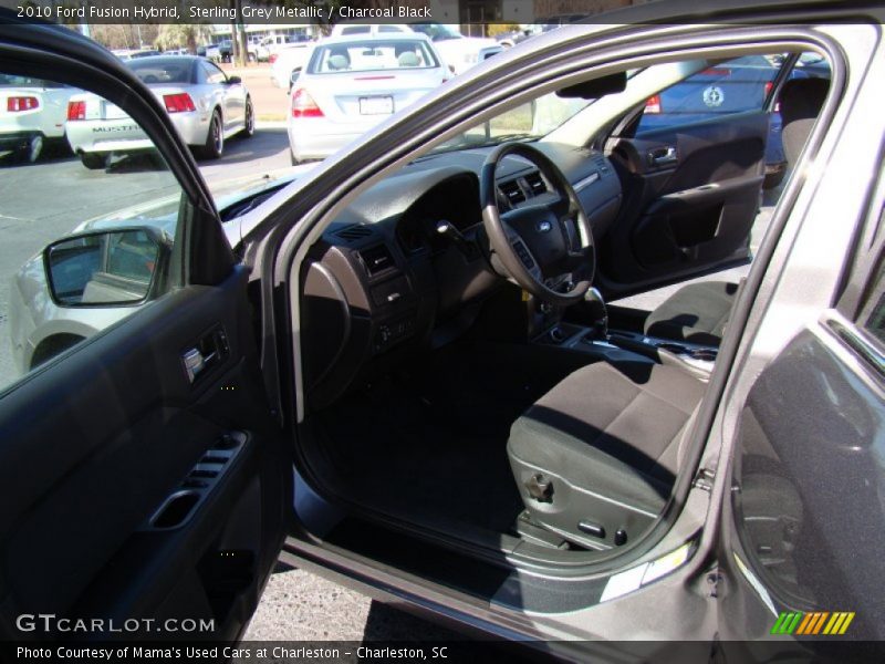 Sterling Grey Metallic / Charcoal Black 2010 Ford Fusion Hybrid