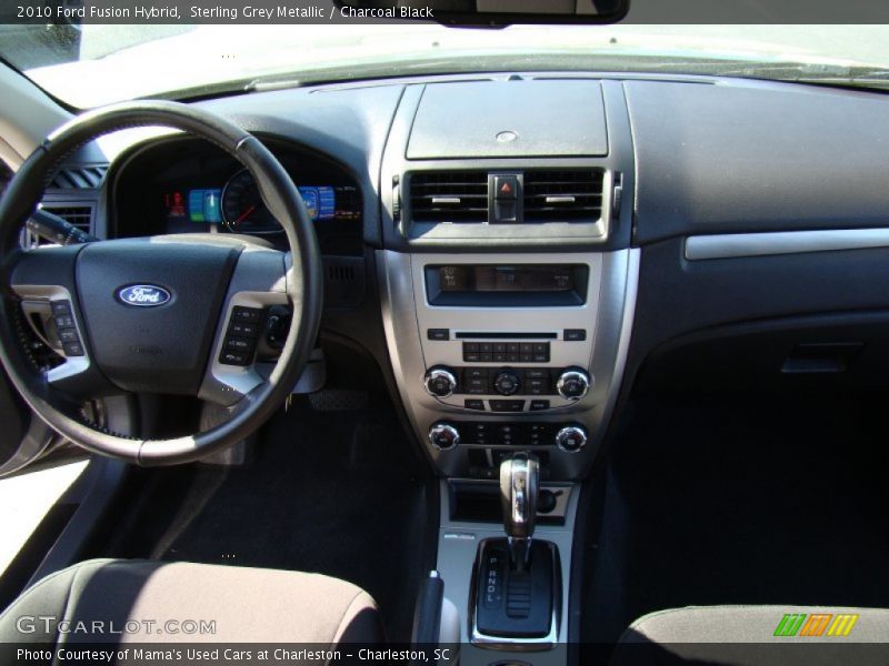 Sterling Grey Metallic / Charcoal Black 2010 Ford Fusion Hybrid