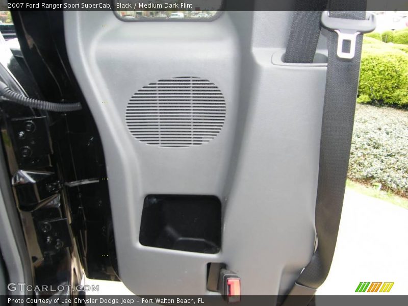 Black / Medium Dark Flint 2007 Ford Ranger Sport SuperCab