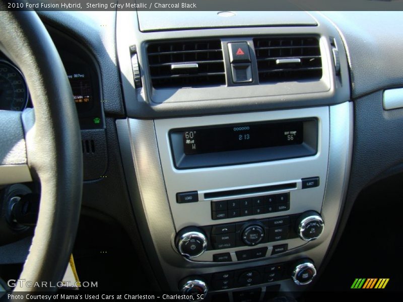 Sterling Grey Metallic / Charcoal Black 2010 Ford Fusion Hybrid