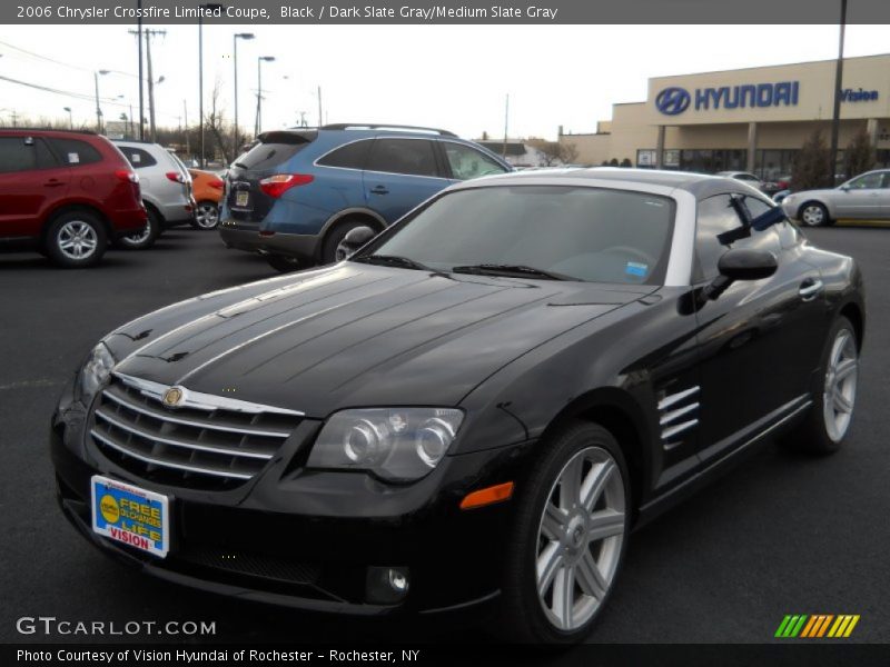 Black / Dark Slate Gray/Medium Slate Gray 2006 Chrysler Crossfire Limited Coupe