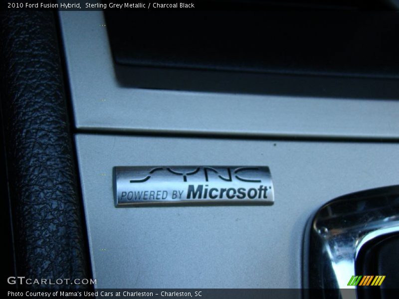 Sterling Grey Metallic / Charcoal Black 2010 Ford Fusion Hybrid