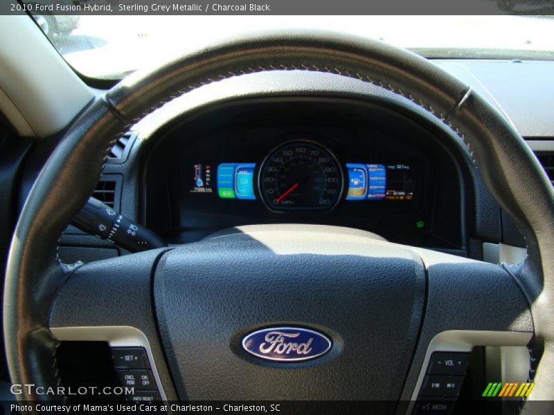 Sterling Grey Metallic / Charcoal Black 2010 Ford Fusion Hybrid