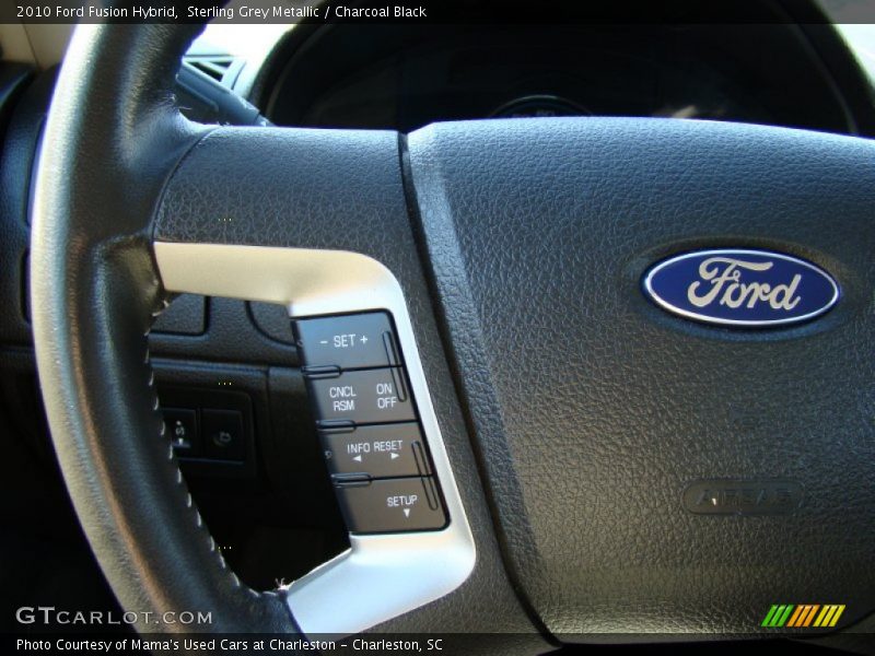 Sterling Grey Metallic / Charcoal Black 2010 Ford Fusion Hybrid