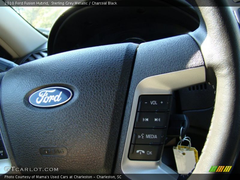Sterling Grey Metallic / Charcoal Black 2010 Ford Fusion Hybrid