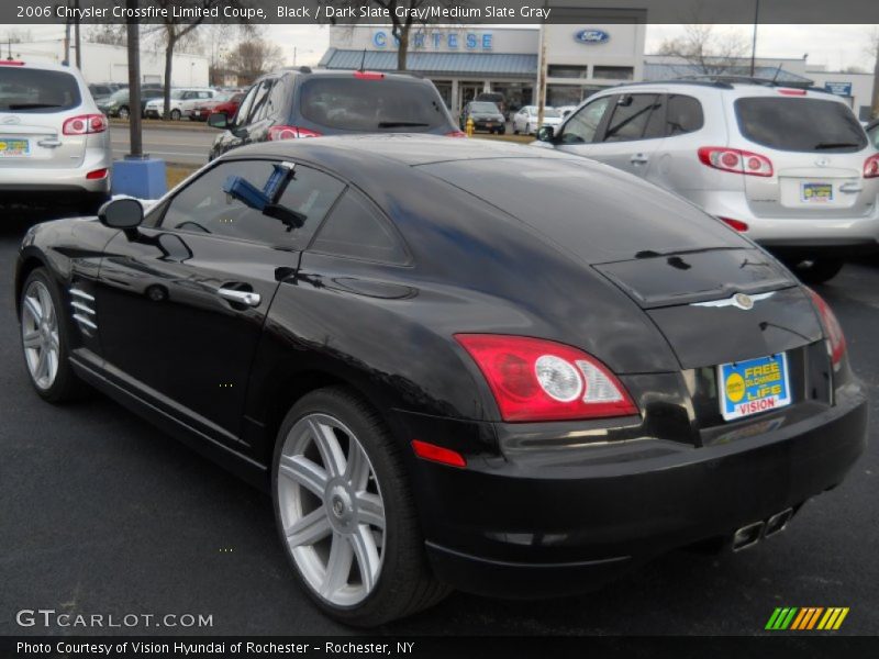 Black / Dark Slate Gray/Medium Slate Gray 2006 Chrysler Crossfire Limited Coupe