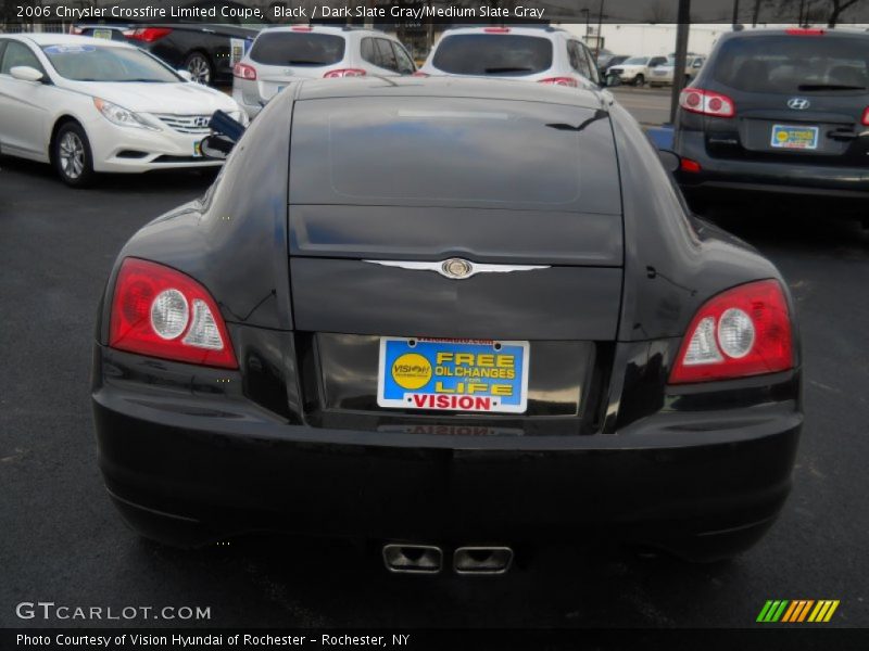 Black / Dark Slate Gray/Medium Slate Gray 2006 Chrysler Crossfire Limited Coupe
