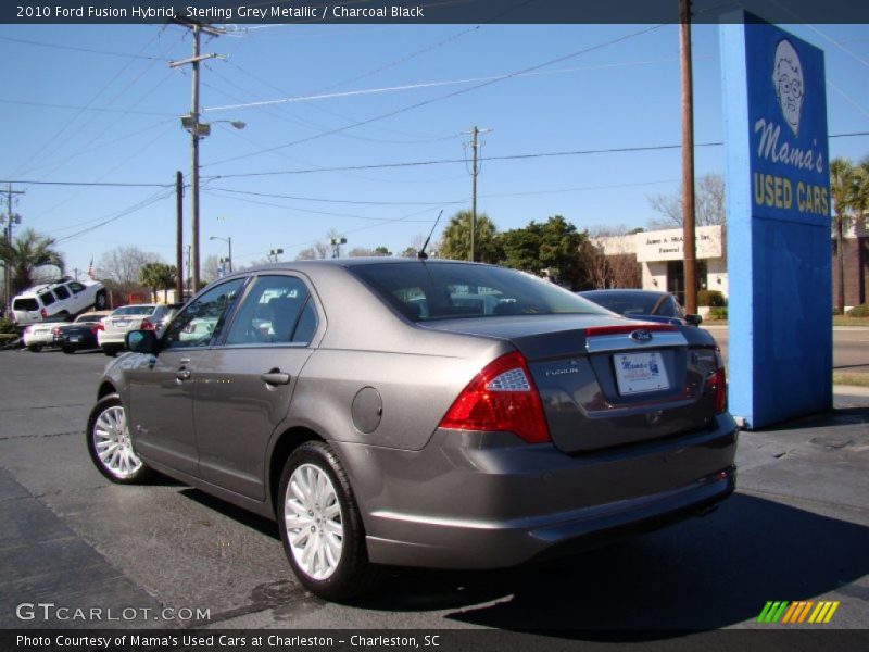 Sterling Grey Metallic / Charcoal Black 2010 Ford Fusion Hybrid