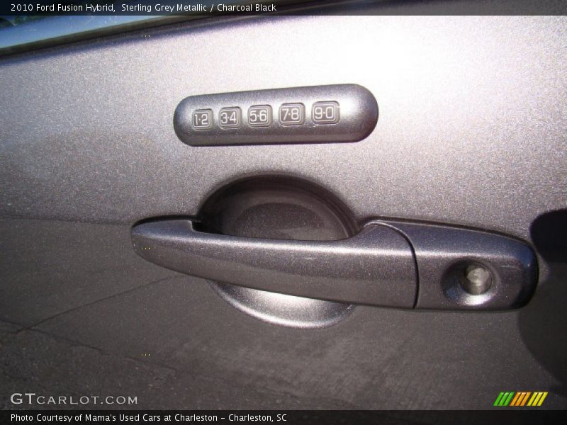Sterling Grey Metallic / Charcoal Black 2010 Ford Fusion Hybrid