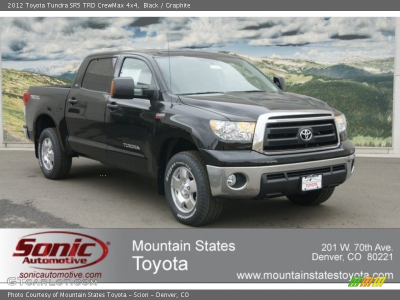 Black / Graphite 2012 Toyota Tundra SR5 TRD CrewMax 4x4