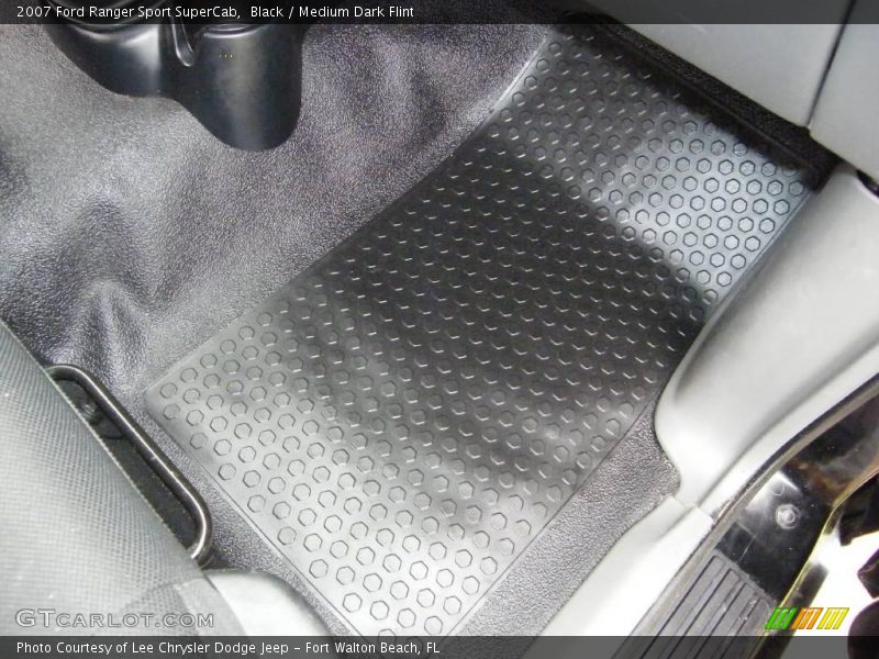 Black / Medium Dark Flint 2007 Ford Ranger Sport SuperCab