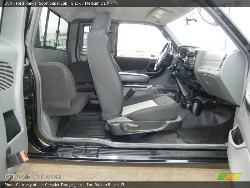 Black / Medium Dark Flint 2007 Ford Ranger Sport SuperCab