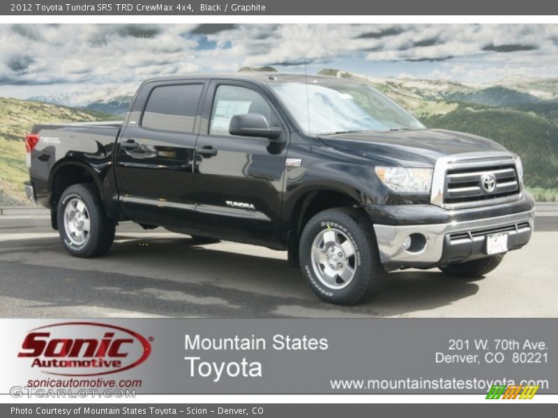 Black / Graphite 2012 Toyota Tundra SR5 TRD CrewMax 4x4