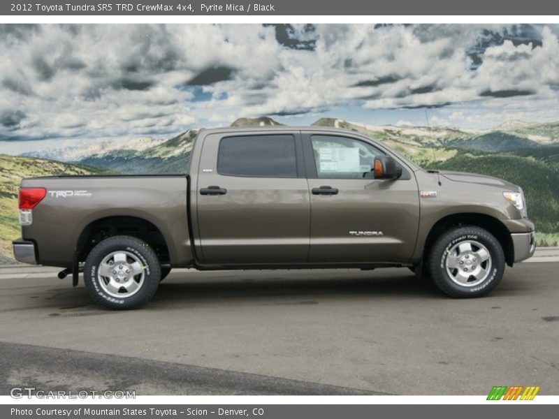 Pyrite Mica / Black 2012 Toyota Tundra SR5 TRD CrewMax 4x4