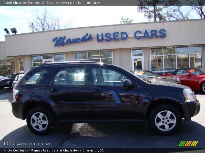 Black Amethyst Metallic / Light Gray 2006 Chevrolet Equinox LS