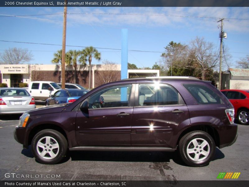 Black Amethyst Metallic / Light Gray 2006 Chevrolet Equinox LS