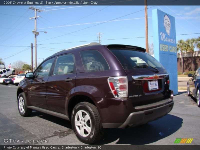 Black Amethyst Metallic / Light Gray 2006 Chevrolet Equinox LS