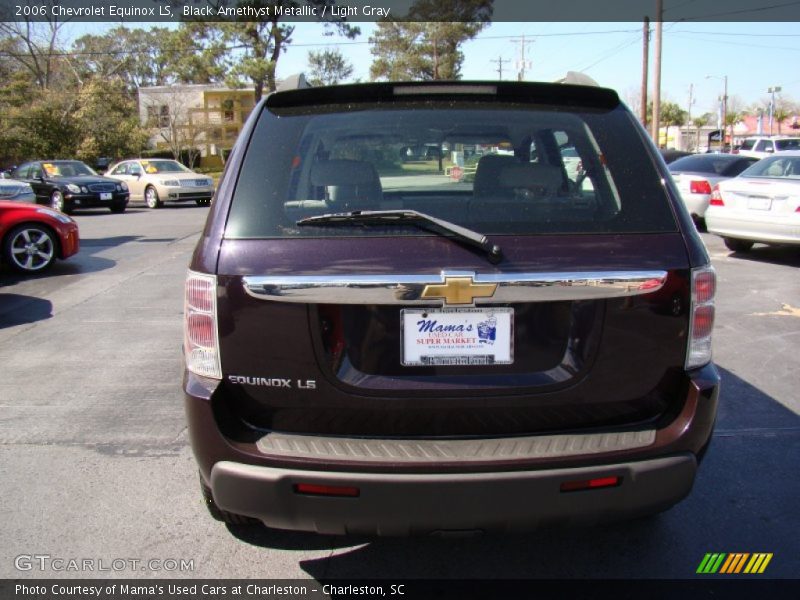 Black Amethyst Metallic / Light Gray 2006 Chevrolet Equinox LS