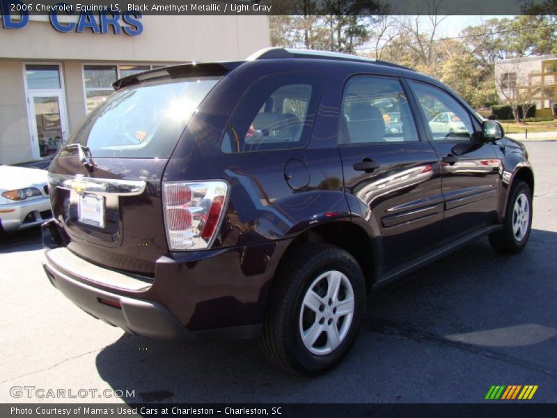 Black Amethyst Metallic / Light Gray 2006 Chevrolet Equinox LS