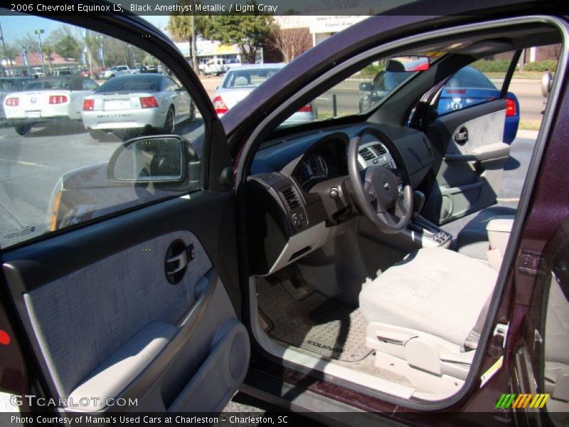 Black Amethyst Metallic / Light Gray 2006 Chevrolet Equinox LS