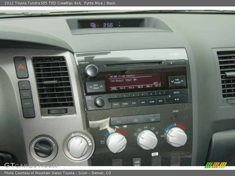 Pyrite Mica / Black 2012 Toyota Tundra SR5 TRD CrewMax 4x4