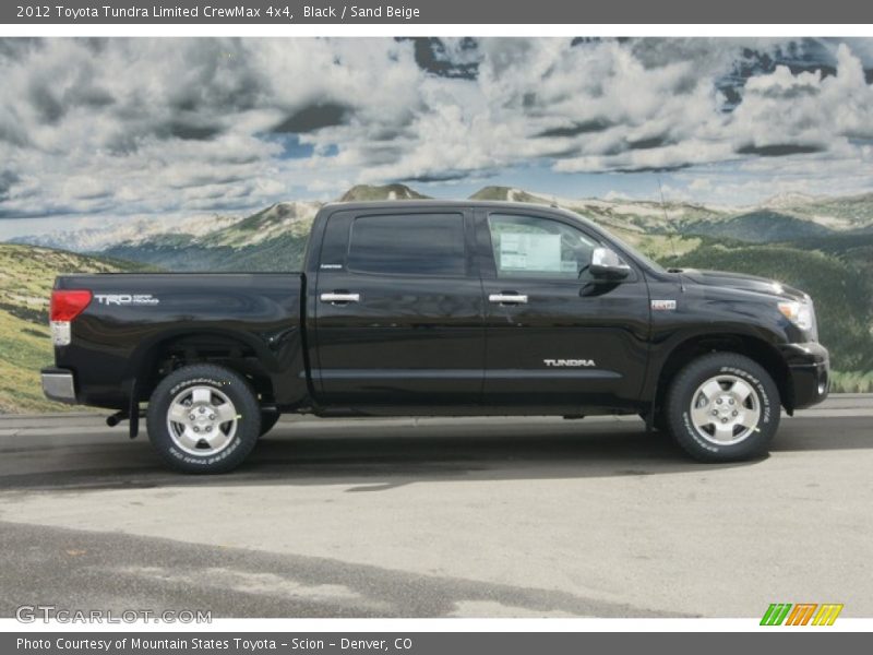 Black / Sand Beige 2012 Toyota Tundra Limited CrewMax 4x4