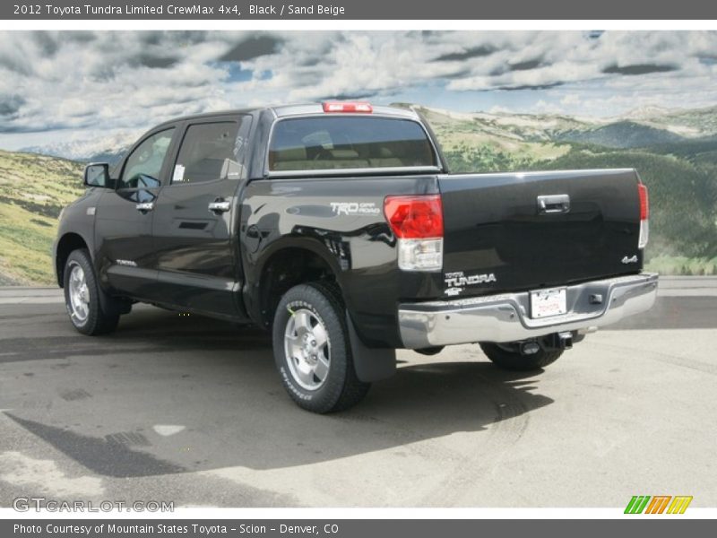 Black / Sand Beige 2012 Toyota Tundra Limited CrewMax 4x4