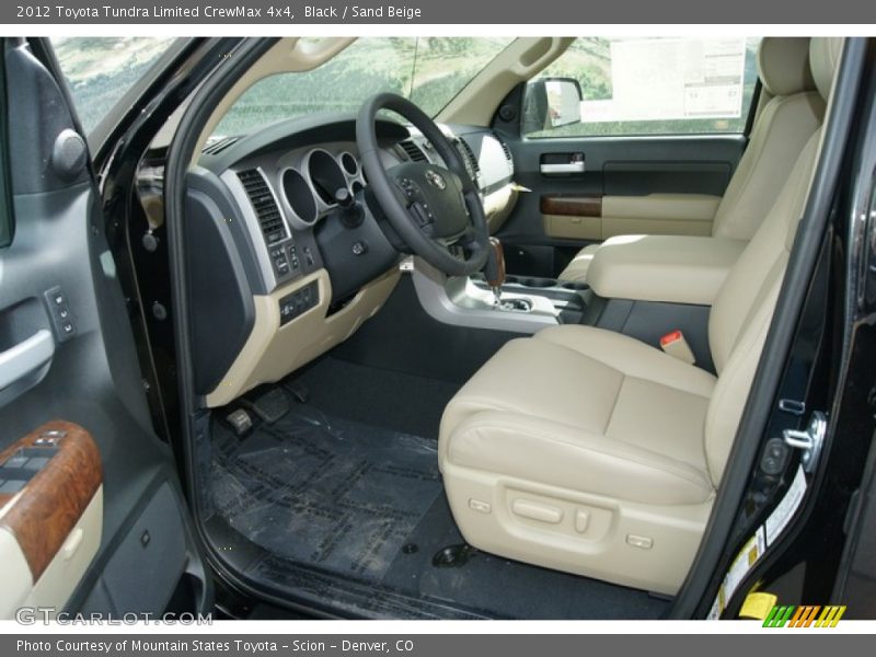 Black / Sand Beige 2012 Toyota Tundra Limited CrewMax 4x4
