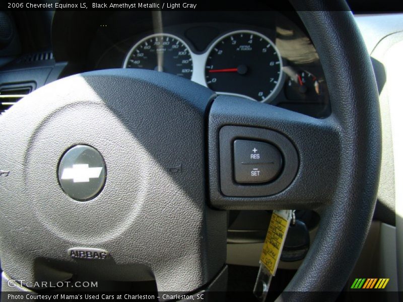 Black Amethyst Metallic / Light Gray 2006 Chevrolet Equinox LS