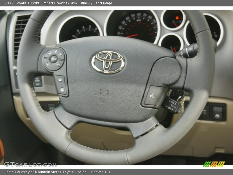 Black / Sand Beige 2012 Toyota Tundra Limited CrewMax 4x4